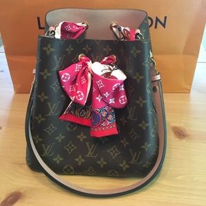 Authentic Neo Noe with added LV Silk
